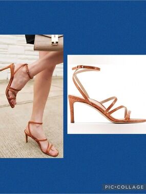 INEZ Sofia Strappy Sandal Heels